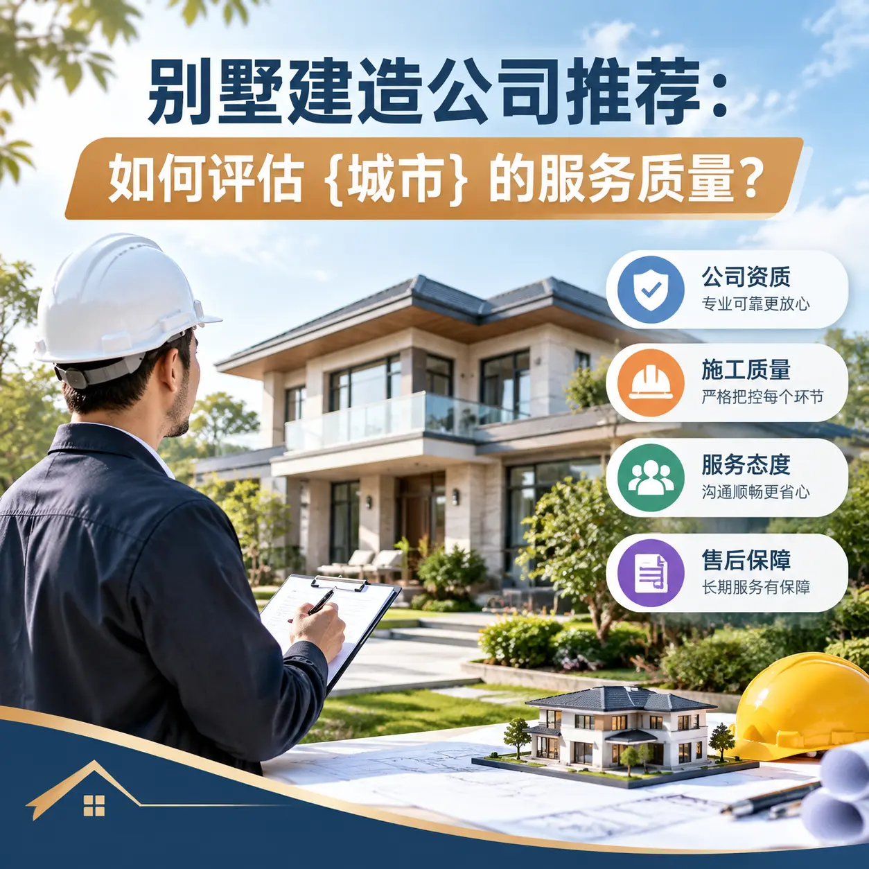 别墅建造公司推荐:如何评估 黔西 的服务质量?