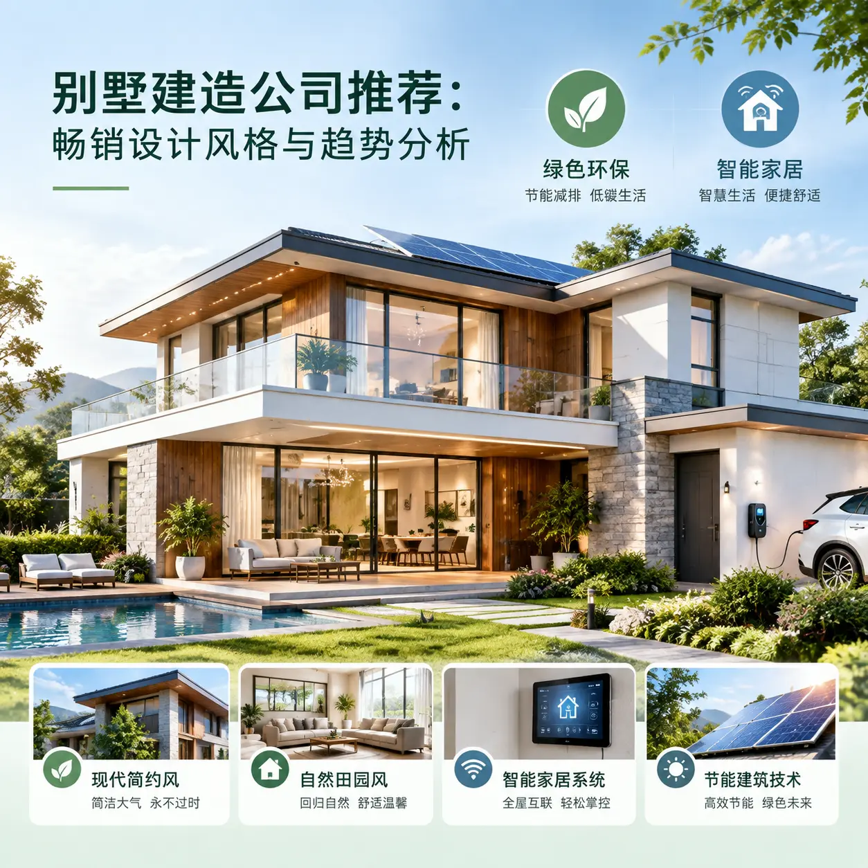 别墅建造公司推荐: 黔西 畅销设计风格与趋势分析