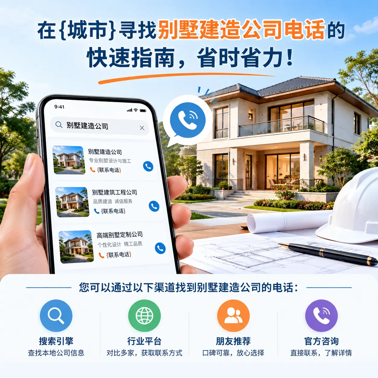 在黔西寻找别墅建造公司电话的快速指南,省时省力!