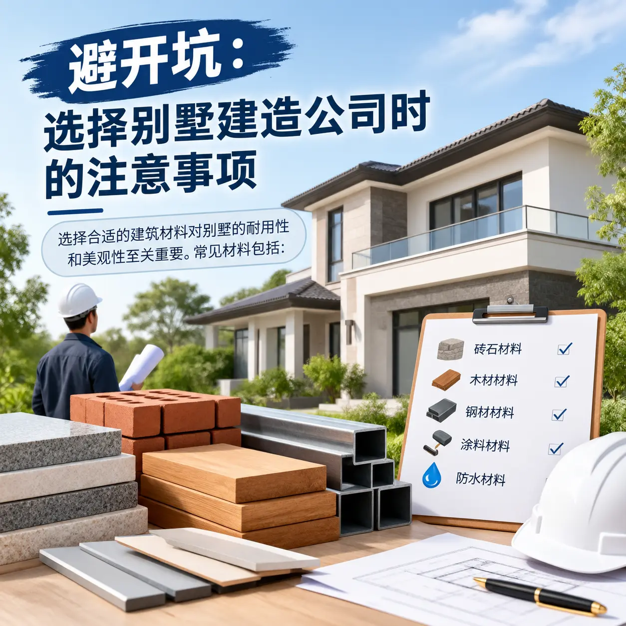 避开坑：选择 黔西 别墅建造公司时的注意事项