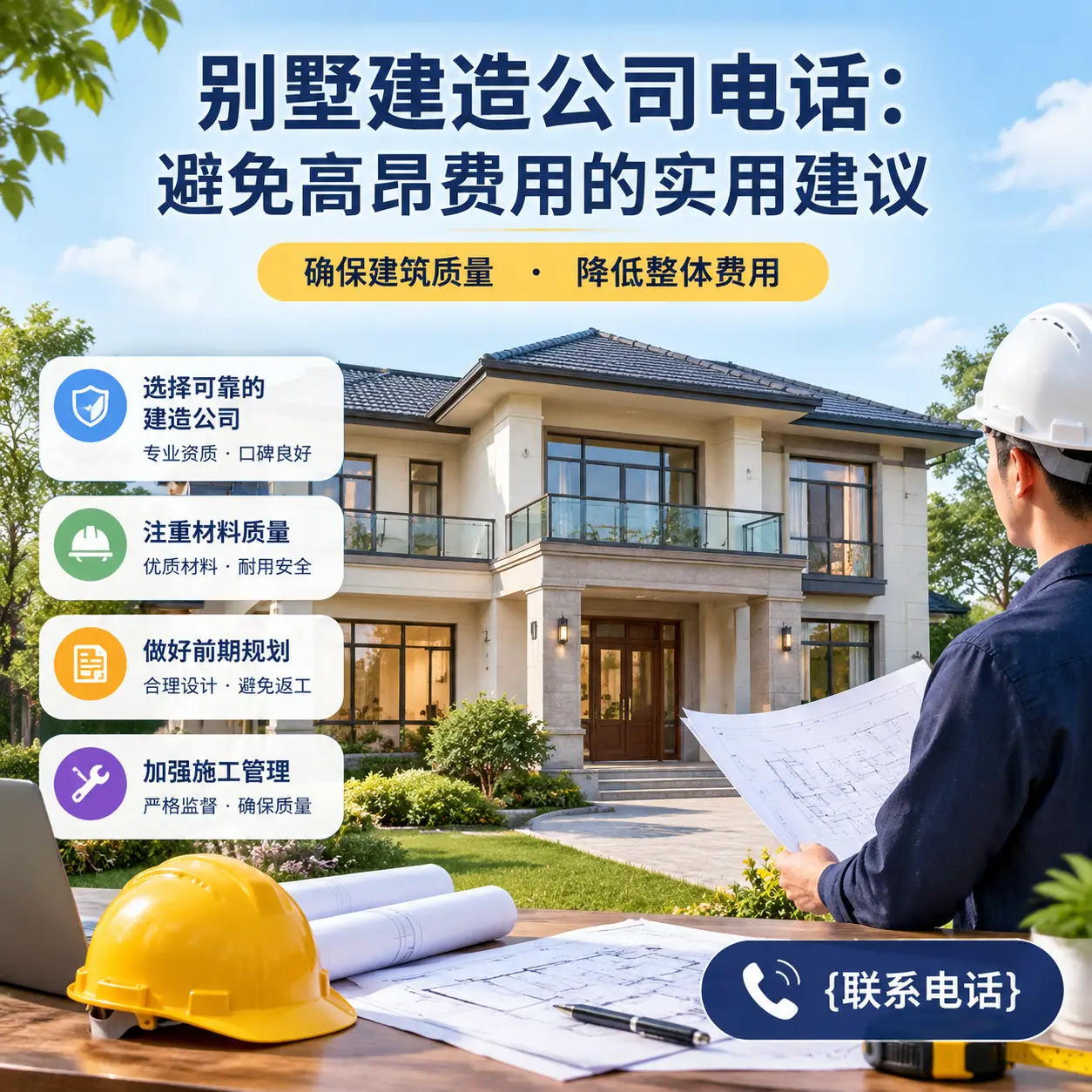 黔西别墅建造公司电话：避免高昂费用的实用建议