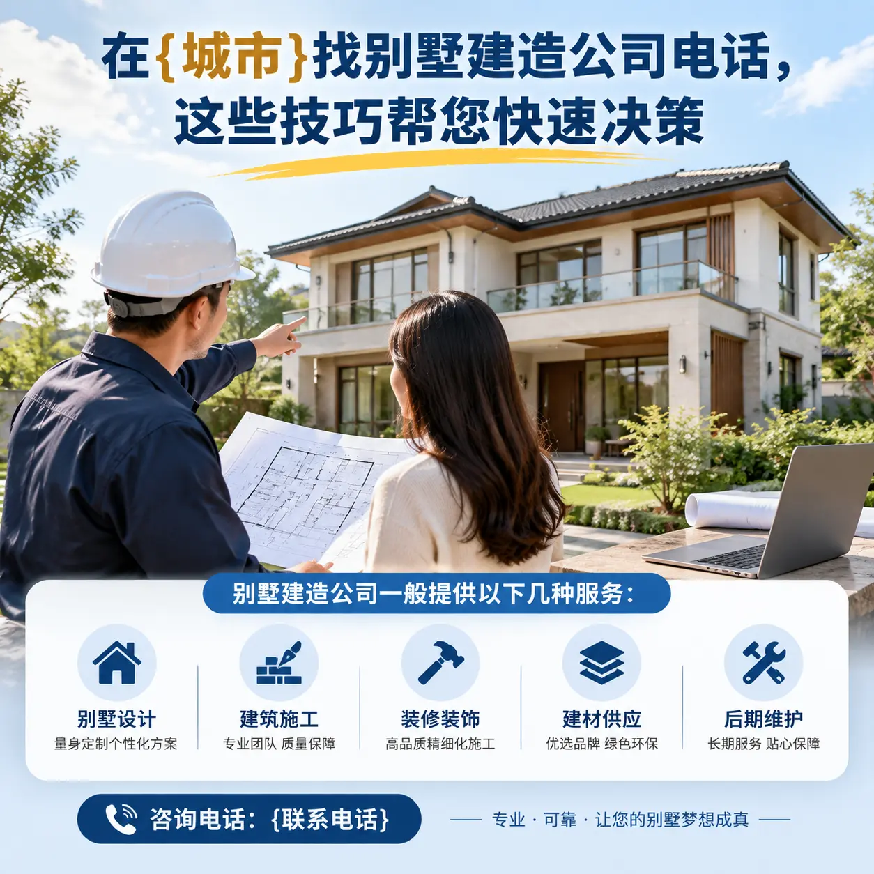 在黔西找别墅建造公司电话，这些技巧帮您快速决策