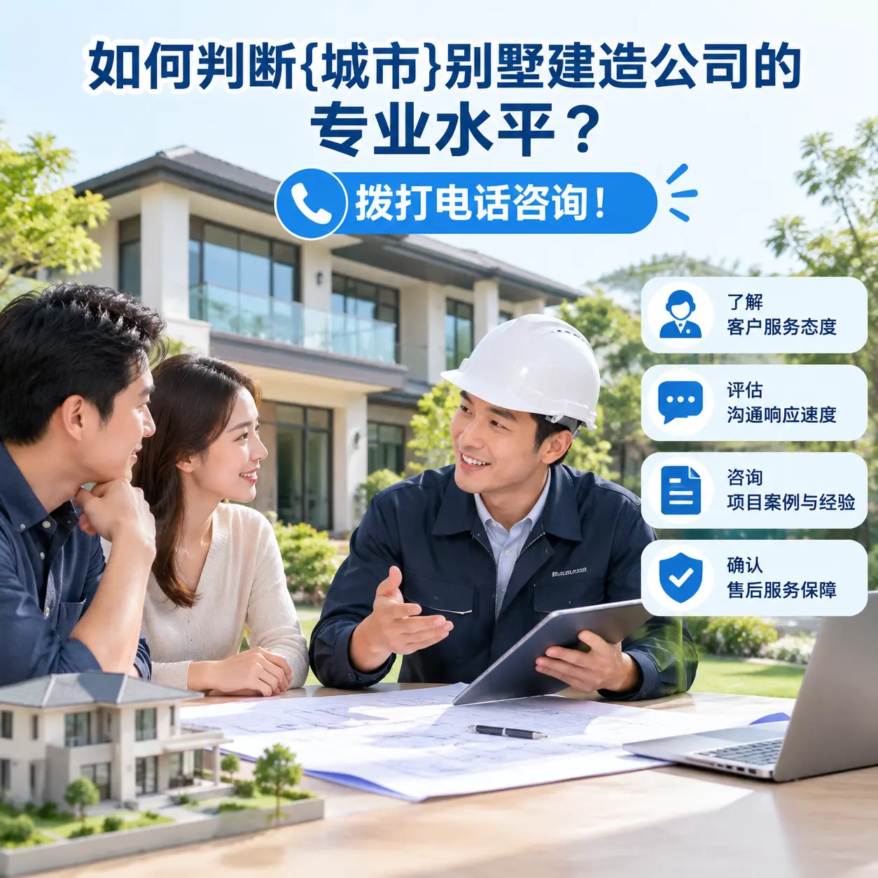 如何判断黔西别墅建造公司的专业水平？拨打电话咨询！